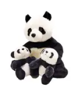 Mom Babies Panda Stuffed Animal 12