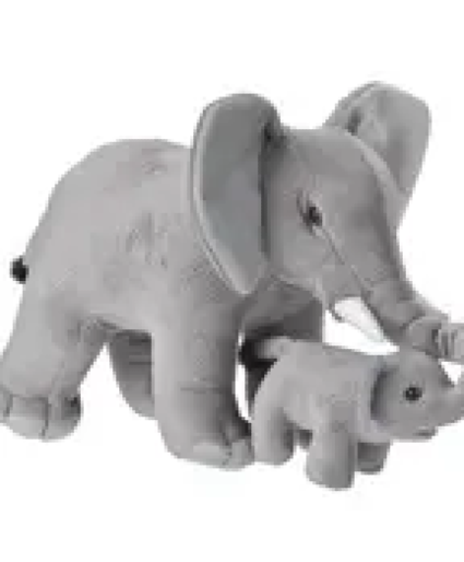  Mom Baby Elephant Stuffed Animal 12