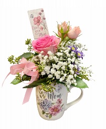 Mom Coffee Mug Vase Cup 