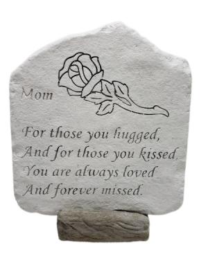 Sympathy Stone - Mom - For Those You Hugged 