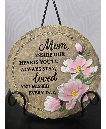 Mom, Loved & Missed Resin Plaque