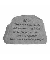 Mom Memorial Stone WIth Stand