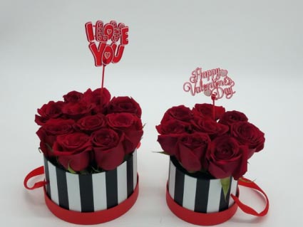 Mommy-Daugther Bucket Valentines' Arrangement