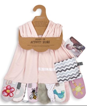 Mommy & Me Activity Scarf - Pink Gift