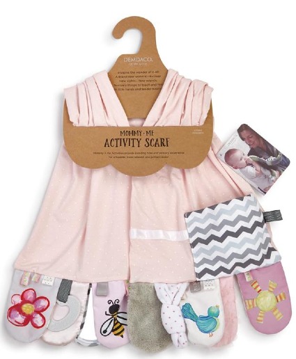 Mommy & Me Activity Scarf - Pink Gift
