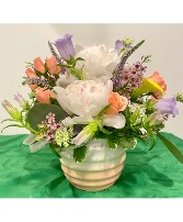 Mom's Best Ceramic Pink with Peonies