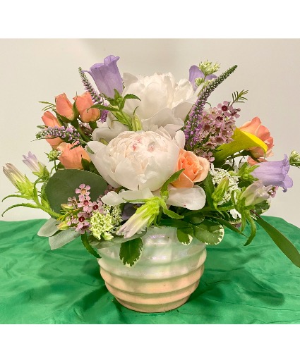 Mom's Best Ceramic Pink with Peonies