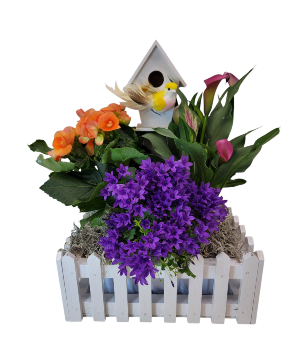 Mom's Bird House Planter 