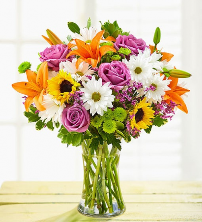 Mom's Cheerful Blooms Exclusively at Mom & Pops