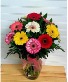 MOM'S COLORFUL GERBERA DAISIES EXCLUSIVELY AT MOM & POPS