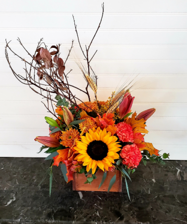 Mom's Fall Arrangement #3 EXCLUSIVELY AT MOM & POPS