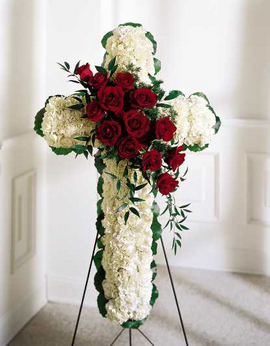 Mom's Floral Cross Exclusively at Mom & Pops in Ventura, CA | Mom And Pop Flower Shop