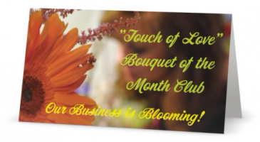 Mom's Garden Blooms All Year! Bud Vase Arrangement with a "Bouquet of the Month" Club Card Membership! in Canon City, CO | TOUCH OF LOVE FLORIST AND WEDDINGS