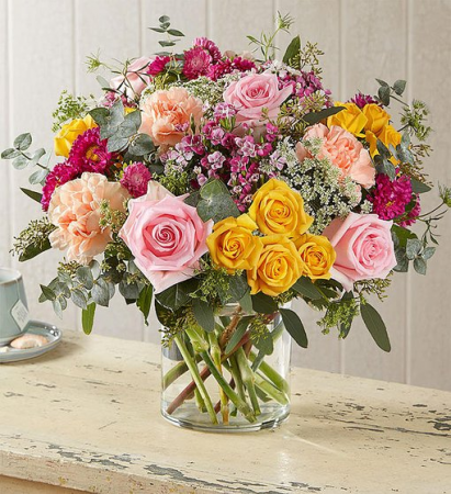 Country Chic Best in Country Blooms of the Day in a Lush Bouquet