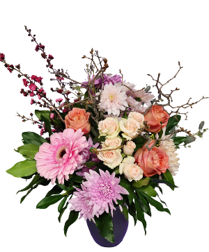 Moms Garden - Pinks  Vase arrangement