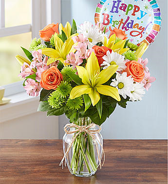 Mom's Happy Birthday Only at Mom & Pop Flower Shop in Ventura, CA | Mom And Pop Flower Shop