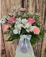 Mom's Love Iridescent Pink Glass Vase NFS-MD5