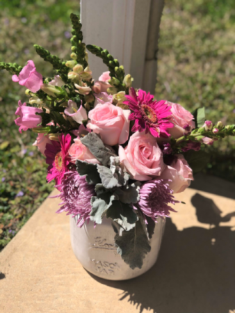The Vintage Mason Jar Arrangement