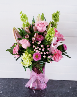 MOM'S PINK SPLASH Exclusively at Mom & Pops in Oxnard, CA | Mom and Pop Flower Shop MOM'S PINK SPLASH Exclusively at Mom & Pops in Oxnard, CA | Mom and Pop Flower Shop