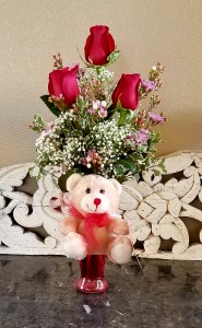 Mom's Smiling Teddy Bear Exclusively at Mom & Pops in Oxnard, CA | Mom and Pop Flower Shop Mom's Smiling Teddy Bear Exclusively at Mom & Pops in Oxnard, CA | Mom and Pop Flower Shop