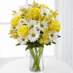 Mom's Sunny Sentiments Bouquet Only at Mom & Pops Flower Shop