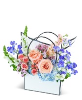 Monet Garden Tote Flower Arrangement