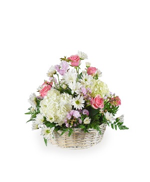 MONET'S GARDEN BASKET fresh arrangement