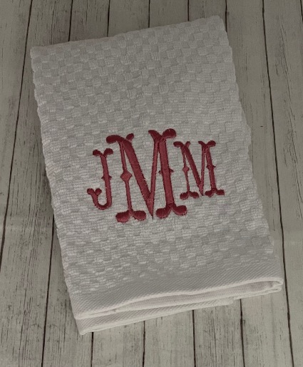 Monogrammed Hand Towel