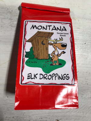 Montana Elk Droppings - Chocolate Covered Almonds 