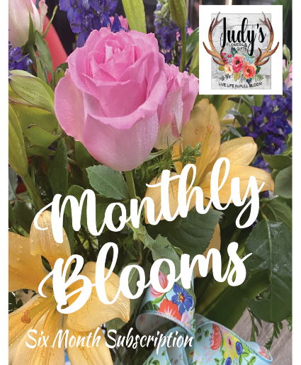 Monthly Blooms Subscription Six Months of Floral
