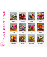 Monthly Floral Subscription  Seasonal Design 