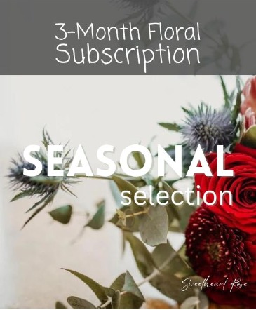 Monthly Floral Subscription - Seasonal Hand-Tied Bouquet in Orleans, ON | 2412979 Ont. Inc. O-A SWEETHEART ROSE