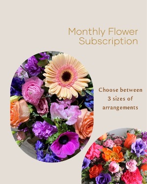 Monthly Flower Subscription  *READ DESCRIPTION*