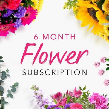 Monthly Flower Subscription  Wrap bouquets  in Vernon, BC | SIMPLY BASKETS AND HARRIS FLOWERS