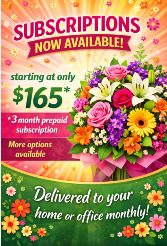 Monthly Subscription flower subscription
