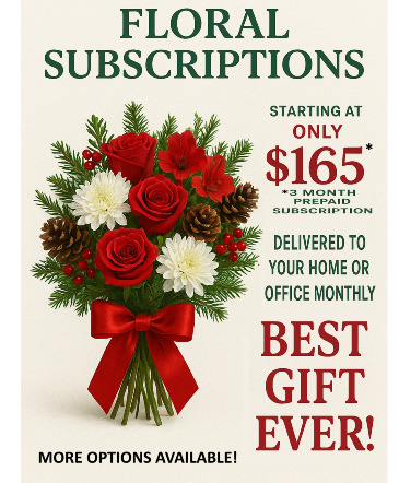 Monthly Subscription flower subscription in Lakeside, CA | Finest City Florist