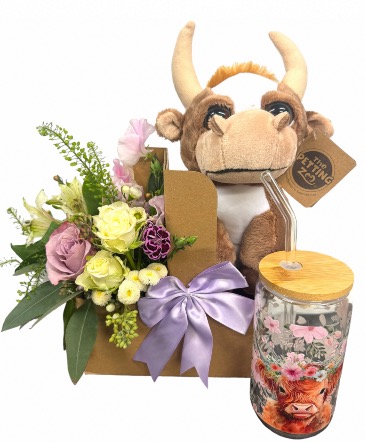 Moo-tiful Bouquet Gift Set  in Laurel, MD | The Blooming Bohemian