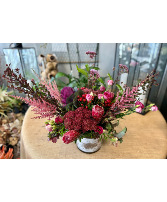 Moody Pinks Floral Arrangement