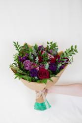 Moody & Romantic Wrapped Bouquet Designer's Choice