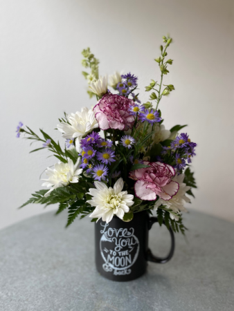 Moon & Back Mug Purples