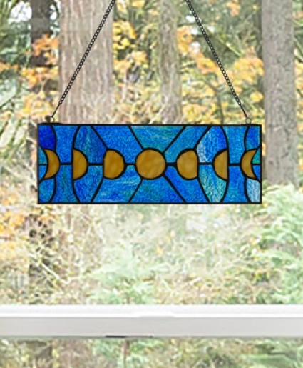 Moon Phases Stained Glass