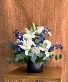SAPPHIRE SERENADE FLOWER ARRANGEMENT