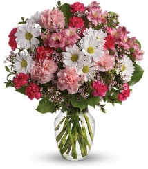 Morning glory Vase arrangement