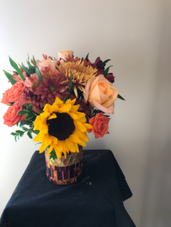 Mosaic Fall vase