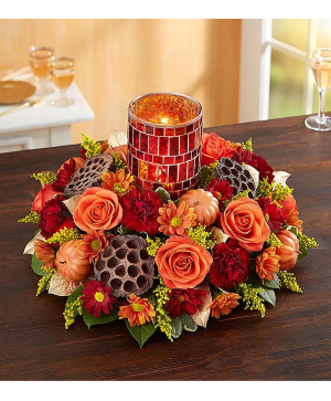 Mosaic Thanksgiving Centerpiece  Centerpiece 