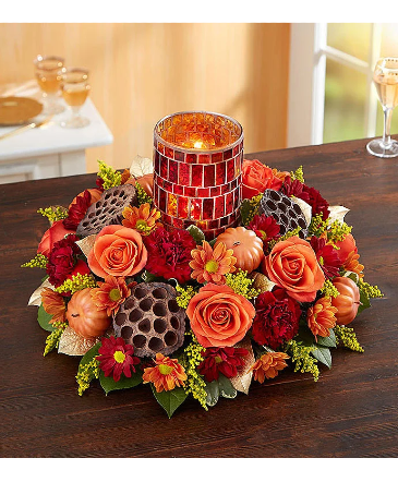 Mosaic Thanksgiving Centerpiece  Centerpiece  in Glen Burnie, MD | FORGET ME NOT FLOWERS AND GIFTS