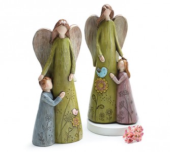 Mother and Child Angel figurines