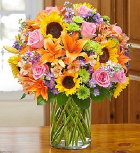 Mother Load of Flowers Vase Of Fresh Flowers