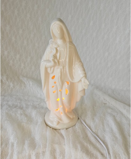 Mother Mary Lights Up and Glows 