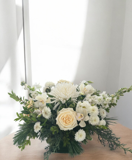 Mother of Pear Vase arrangement 